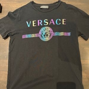 Authentic Boy Age 12 Versace T-Shirt, Black